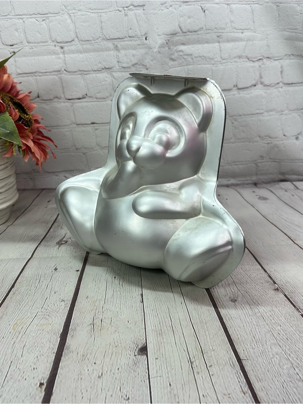 vtg Wilton 3D Bear Cake Mold #502-518 kids party baby shower